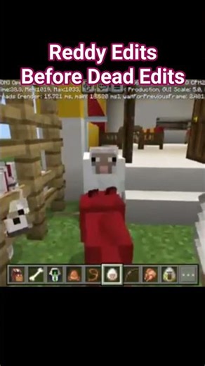 Reddy Looks Like Clifford #minecraft #craftee #capcut