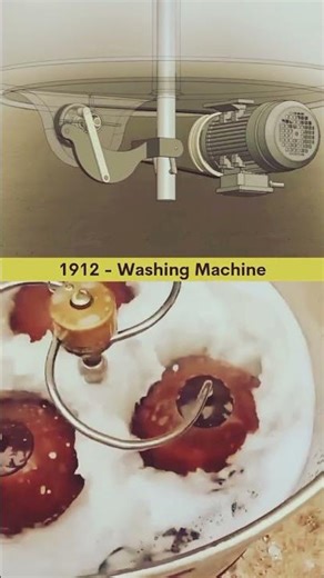 1912 version washing machine #old #shorts
