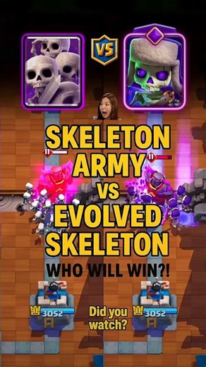 Skeleton Army DESTROYED?!” 💀🔥 #clashroyale #supercell #gaming #trending #viral #shorts