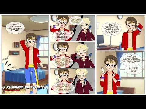 Turned into the Bridesmaid - Transformed by Clothes TG | Comic Dub