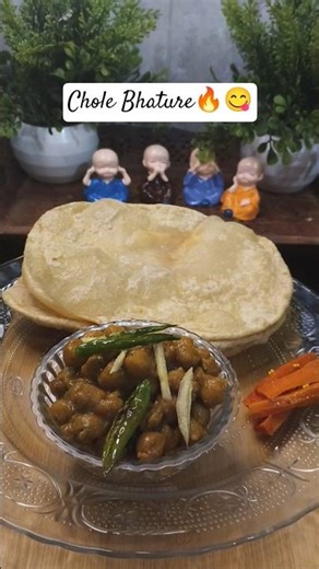 Homemade Jain Style Chole Bhature Recipe | No Onion No Garlic | #shorts #viral #food #shortsfeed