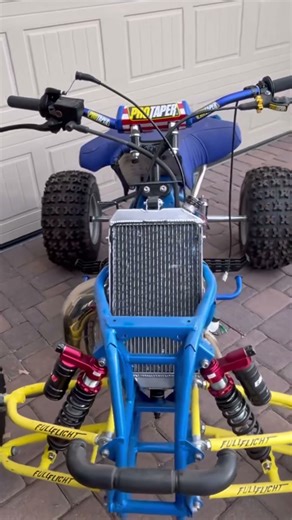 Current project . Needs wiring and some other odd and ends . #2stroke #project #lt500 #quadzilla