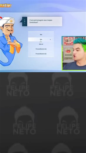 Felipe Neto e Akinator: A Grande Vingança!