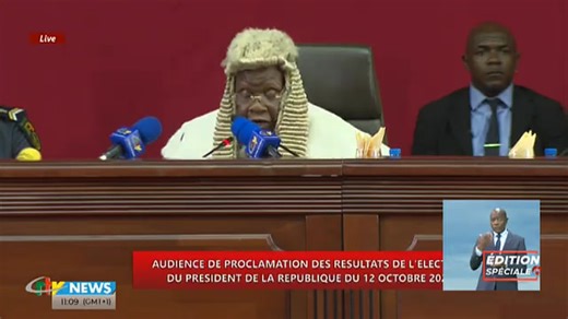 PROCLAMATION DES RESULTATS DE L'ELECTION PRESIDENTIELLE DU 12 OCTOBRE 2025 #237VOTE #PRESIDENTIELLE2025 | CRTVweb