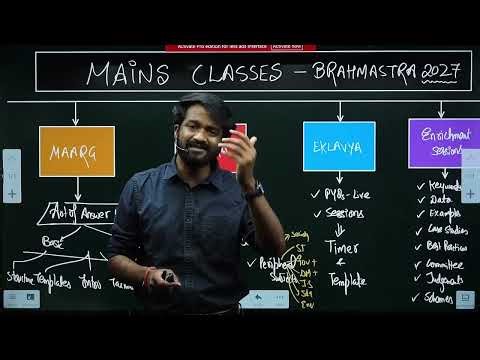 100% MAINS PREPARATION - End to End | VAJRA, MAARG, EKLAVYA | BRAHMASTRA 2027