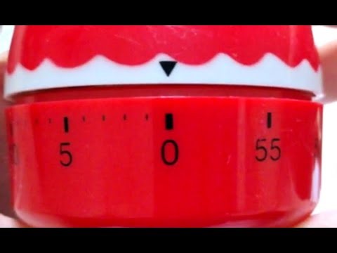 How to set a kitchen timer for bell ring
