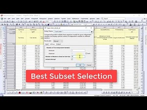 Best Subset Selection