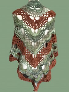 Dryad Crocheted Virus Shawl - Etsy Canada