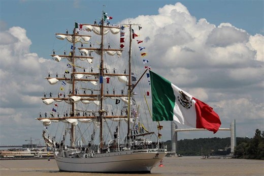 Vidéo. Accident du « Cuauhtémoc » à New York : le grand voilier était attendu à Bordeaux fête le vin en juin 2025