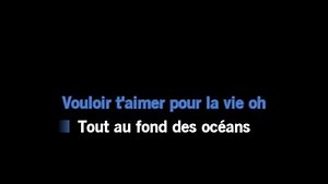 Karaoke Océan - Thierry Cham - CDG, MP4, KFN - Karaoke Version