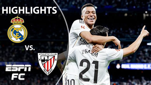 Real Madrid vs. Athletic Club | LALIGA Highlights | ESPN FC