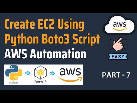Create EC2 in AWS with Python Boto3 & Lambda | AWS Boto3 Automation with Python [FULL COURSE]
