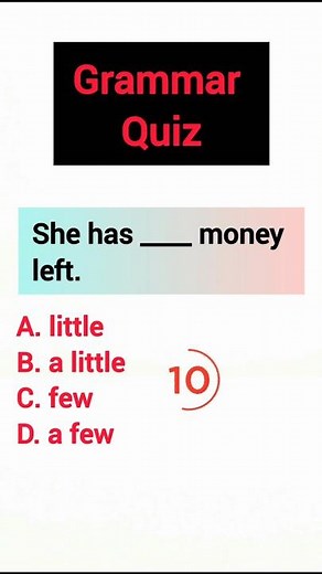 Quantifiers: Can You Pass this Grammar Quiz Challenge #english #quiz #youtubeshorts