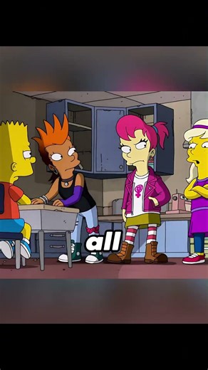 Milhouse and Bart fell out and became bitter enemies #anime #animerecap #TheSimpsons