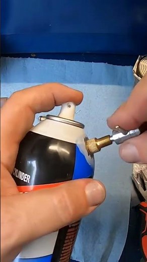 Pressurizing my Homemade Refillable Spray Can for the First Time. #diy