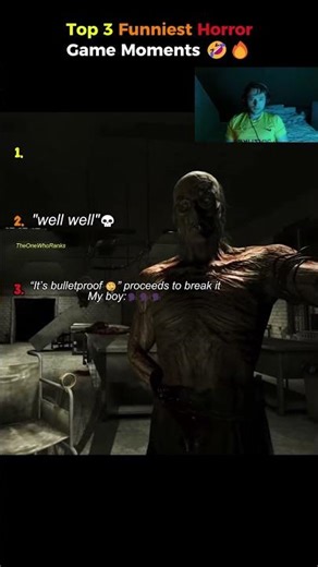 Top 3 Funniest Horror Game Moments (THE DINNER IS SERVED😋) #HorrorGames #FunnyMoments #JumpScare