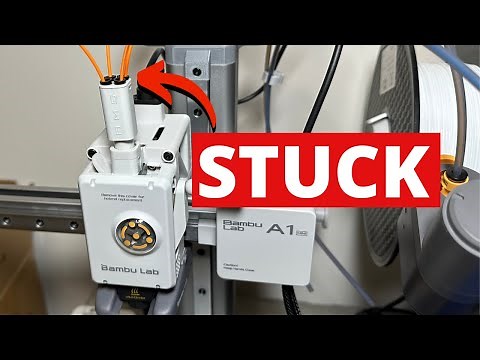How to Clear Broken Filament from the Bambu Lab A1 mini | AMS Lite Filament Hub