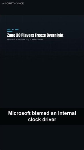 A Leap Year Bricked Thousands of Zunes Overnight