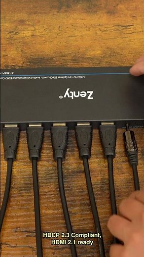1x4 8K 60Hz HDMI Splitter with Audio Extraction and EDID | Check it out 🧈✨