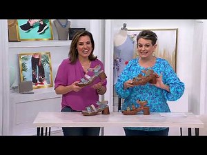 L'Artiste by Spring Step Leather Heeled Sandals Retropel on QVC