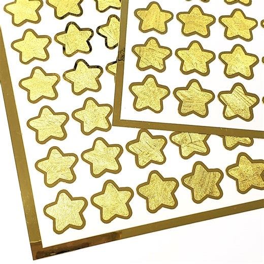 Gold Star Stickers, Set of 70 Small Golden Metallic Kawaii Stars for Cards, Envelopes, Invitations, Laptops and Crafts. - Etsy
