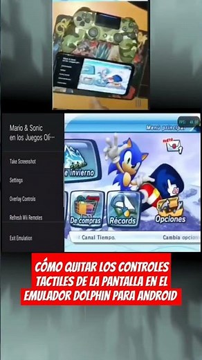 Cómo Quitar Los Controles Tactiles De La Pantalla En El Emulador Dolphin De Android
