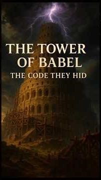 🔥They lied to you.The Tower of Babel was never about a building
