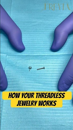Threadless / Press Fit jewelry and how it works #piercing #pressfit #howitworks #maryland