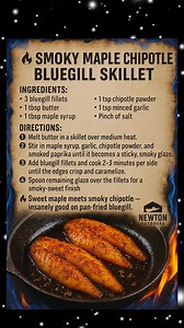105 reactions · 33 shares |  Smoky Maple Chipotle Bluegill Skillet...