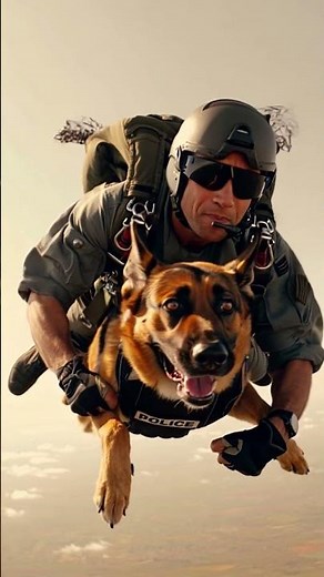 You Won’t Believe This Police Dog’s Skydive Adventure!