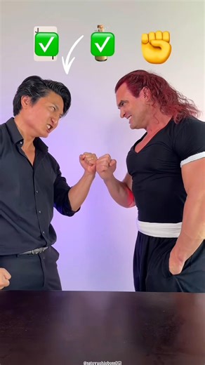 Unbelievable Strength Face-Off Ends in Rock Paper Scissors Twist 😱 #shorts #facts