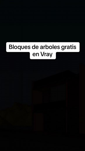 Arqui! Aqui te muestro una forma de obtener arboles y vegetación para tus modelos de SketchUp! Ya vienen configurados y listos para usarse en Vray! #arquitectura #render #vray #sketchup #rendering #arquitectos
