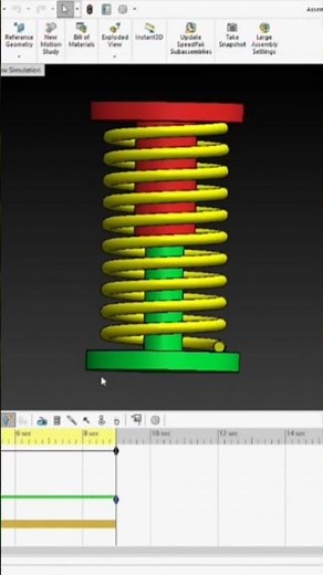 “Spring manufacturing in SolidWorks” #cad #solidworks #Spring #3dprind