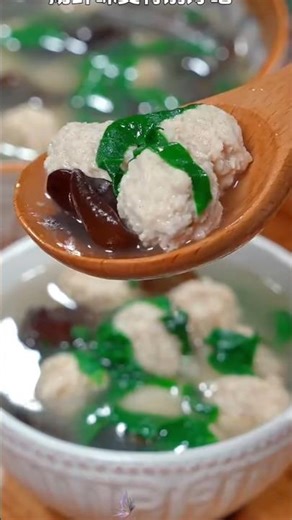 The Art of Making Silky Smooth Meatball Soup at Home #food #cooking