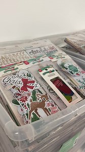 From my new space! Peppermint Kisses Kits are ready!! Just waiting on the albums!! Thanks to Jenna and Denise (and my momma and dad)…Side Car, too. I will share more peeks at the projects once I get an album (built the pages…they need a home! Lol) Kits available here- https://vickiboutin.com/collections/peppermint-kisses/products/peppermint-kisses-holiday-event-kit Prices in Canadian dollars | Vicki Boutin