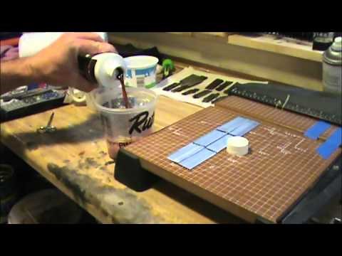 Making and Finishing Corrugated Roofing for Model Railroad...