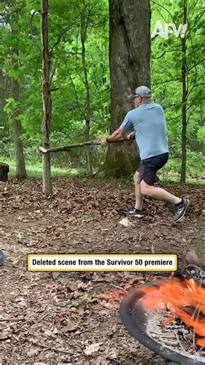 The Tree Has Spoken 🔥📜 #afv #survivor #fail #funnyvideos | America's Funniest Home Videos