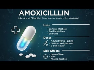 AMOXICILLIN (aka Amoxil / Respillin) | Uses, doses and side effects