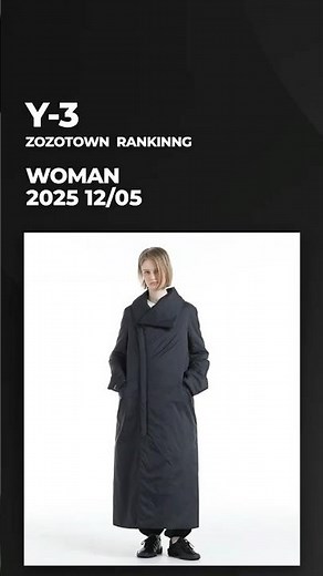 Y-3 / ワイスリー / レディース👗✨【2025/12/5版・人気TOP10】