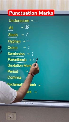 👉 Punctuation Marks 😱 !! #punctuationmarks #education #knowledge #study #shorts #ytshorts #viral