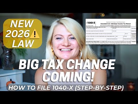Why EVERYONE Will Be Amending Their Tax Returns in 2026 😳 (New Tax Law Change Explained)