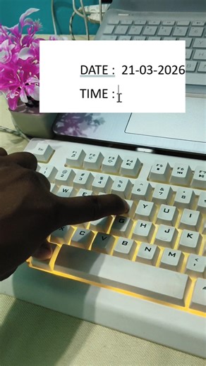 2 Tricks of Ms Word Date & Time #shorts #youtubeshorts #asmr