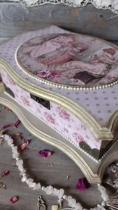 Handmade Vintage Jewelry Box – Shabby Chic Wooden Storage With Romantic Decoupage, Victorian Style Keepsake Box - Etsy