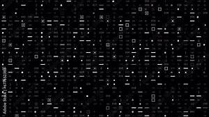 Random elements, Numbers, text .PNG alpha.Looping HUD UI digital technological infographic elements. SeamlessHUD 2GFX Technology Sci Fi 2D texture.User Interface data display. Animated texture for 3D