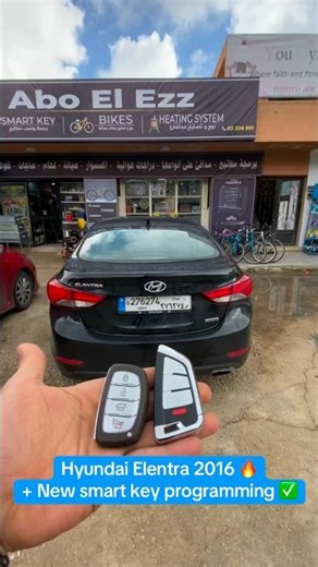 Hyundai Elentra 2016 new smart key programming ✅#keyprogramming #hyundai #elentra #smartkey