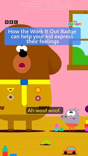 In Hey Duggee's Work It Out Badge, kids can use a Duggee puppet to help them work out how they're feeling. Watch on BBC iPlayer. #CBeebies #HeyDuggee #BlueMonday | CBeebies Parenting