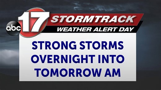 Tracking severe weather potential overnight, rounds of rain through late week