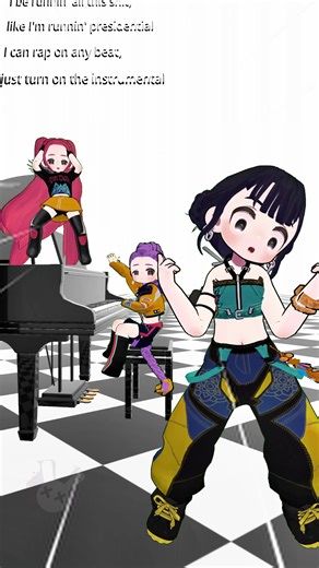 Kpop Demon Hunters: Piano Tiles ✅ #kpdh #rumi #mira #zoey #vrchat | vrchat