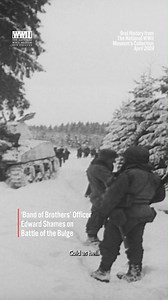 268K views · 6.6K reactions | Eighty-one years ago today, the German army launched a massive offensive in the Ardennes Forest. The Battle of the Bulge would be the largest engagement ever fought by the US Army—and ultimately hasten the end of Adolf Hitler’s Third Reich. In this video from our Oral History Collection, WWII veteran Edward Shames recalls his experience in Bastogne during the Battle of the Bulge. | The National WWII Museum | Facebook