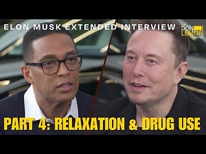Elon Musk Extended Interview Part 4: Relaxation & Ketamine Drug Therapy